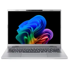 Купить Ноутбук 14" Acer Aspire 14 AI OLED A14-61M, Pure Silver, AMD Ryzen AI 7 350, 32Гб/1024Гб, Linux Ubuntu в Молдове