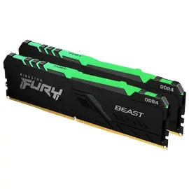 Cumpara Memorie RAM Kingston FURY Beast RGB, DDR4 SDRAM, 3600 MHz, 16GB, KF436C17BBAK2/16 in Moldova