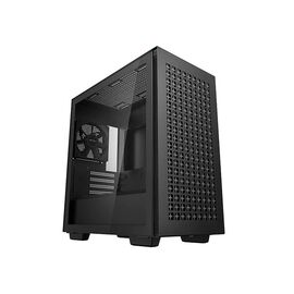 Cumpara DEEPCOOL "CH370" Micro-ATX Case, with Side-Window (Tempered Glass SidePanel) Magnetic, without PSU, Pre-installed: Rear 1x120mm fan, Retractable Headset holder, GPU holder, Dust filters, Quick-release SSD mounting, 2xUSB3.0. 1xAudio, Black in Moldova