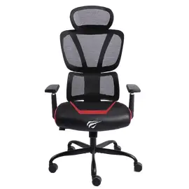 Cumpara Scaun Gaming Havit GC919 PVC Piele Negru | Roșu in Moldova