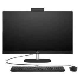 Cumpara Computer All-in-One HP 24-cr0074ci, 24", AMD Ryzen 5 7520U, 16GB/512GB, FreeDOS, Negru in Moldova