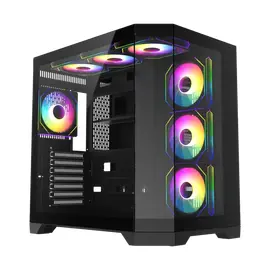 Cumpara Carcasă PC Gamemax HYPE-A, Midi-Tower, Fără PSU, Negru in Moldova