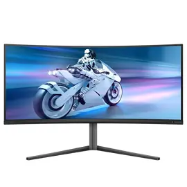 Cumpara 34" Monitor Gaming Philips 34M2C6500, QD OLED 3440x1440 WQHD, Negru in Moldova