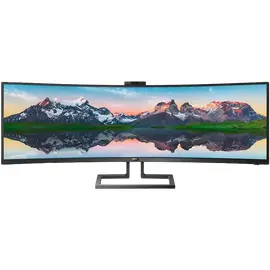 Cumpara 48,8" Monitor Philips 499P9H, VA 5120x1440 DQHD, Negru in Moldova