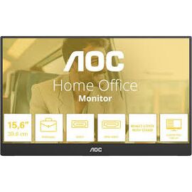 Cumpara 15,6" Monitor portabil AOC 16T20E2, IPS 1920x1080 FHD, Negru in Moldova