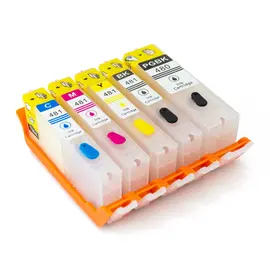Cumpara Cartușe reîncărcabile pentru Canon PIXMA TS704 / TS6140 / TS8140 / TS9140 / TR7540 / TR8540 (CLI-481 / PGI-480 6 culori), compatibil in Moldova
