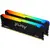 Cumpara Memorie RAM Kingston FURY Beast RGB, DDR4 SDRAM, 3733 MHz, 16GB, KF437C19BB2AK2/16 in Moldova