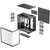 Cumpara Case ATX Deepcool CG590U 5F, w/o PSU,3x120side 2x120rear ARGB PWM, 2xUSB3.0, 1xTypeC, Curved-Glass P in Moldova