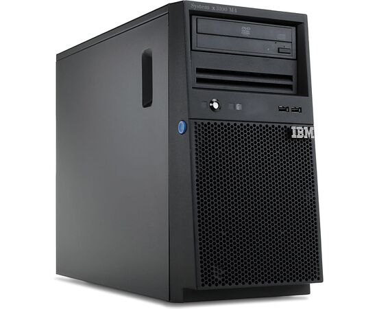 Cumpara IBM System x3100 M4, 1x Intel Xeon 4C E3-1220v2 69W 3.1GHz/1600MHz/8MB, 1x4GB, Open Bay Simple-Swap 3.5” SATA (for 4x 3.5" HDD), software ServeRAID C100 controller, RAID-0, 1, 10, DVD-ROM, 2x 1Gb Ethernet ports, fixed 1x 350W p/s, Tower in Moldova