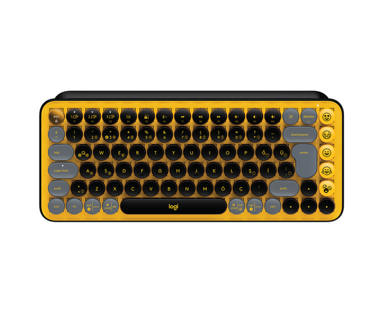 Cumpara Logitech POP Keys Wireless Mechanical Keyboard With Emoji Keys, Multi-device, Layout Size Minimalist, Daydream/Mint - RUS in Moldova