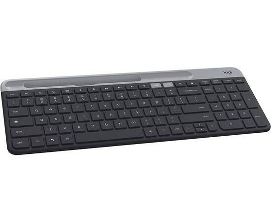 Cumpara Logitech Wireless K580 Slim Multi-Device Wireless Keyboard, Logitech Unifying 2.4GHz wireless technology, Bluetooth Low Energy, Graphite - RUS in Moldova