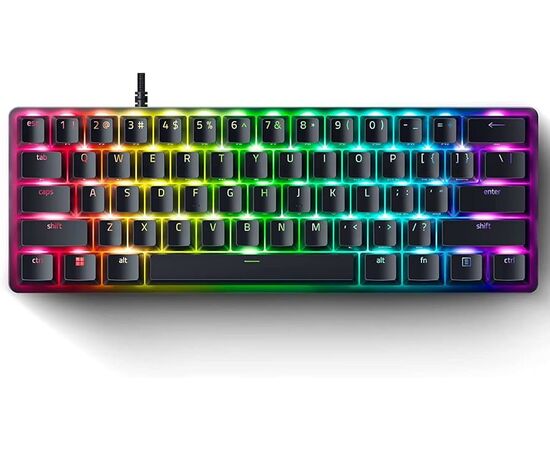 Cumpara RAZER Huntsman Mini Gaming Keyboard, 60% Form Factor, Clicky Optical Switch - Purple, Doubleshot PBT Keycaps With Side-Printed Secondary Functions-  RU Layout in Moldova