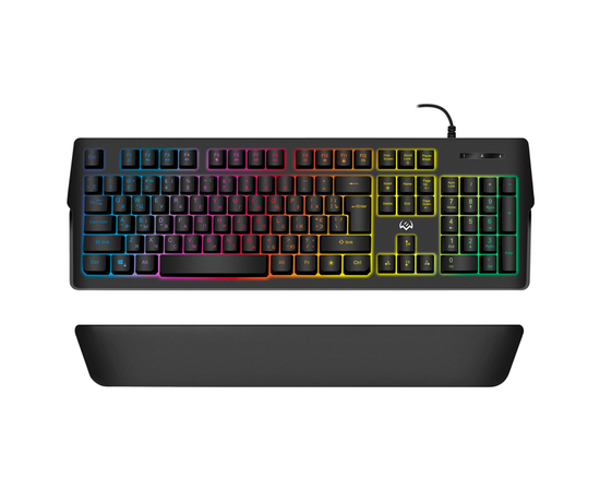 Cumpara SVEN KB-G8300 Gaming Keyboard, membrane with tactile feedback,104 keys, 12Fn-keys, Backlight, 1.8m, USB, Special holes in the basis for fluid extraction, Black, Rus/Ukr/Eng in Moldova