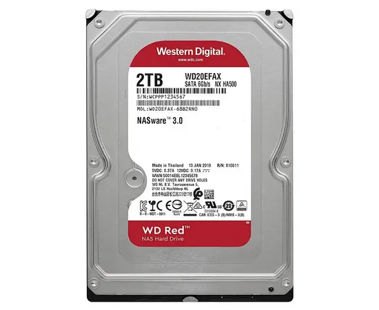 Купить Жесткий диск Western Digital WD Red, 3.5", 2 ТБ  в Молдове