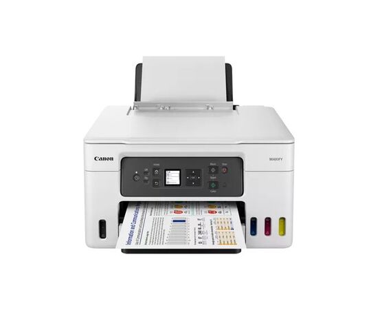 Cumpara MFD CISS Canon MAXIFY GX3040, Color Printer/Duplex/Copier/Wi-Fi, A4, Print 1200x600dpi_2pl, Scan 1200x2400dpi, ESAT 18/13 ipm, LCD display 1,35", Tray 350 sheet, 64–265 g/m2, USB, 4 ink tanks; GI-46B (6000p./9000p. eco mode), GI-46Y/C/M (14000p./21000p. e in Moldova