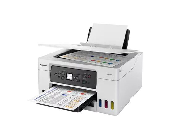 Cumpara MFD CISS Canon MAXIFY GX3040, Color Printer/Duplex/Copier/Wi-Fi, A4, Print 1200x600dpi_2pl, Scan 1200x2400dpi, ESAT 18/13 ipm, LCD display 1,35", Tray 350 sheet, 64–265 g/m2, USB, 4 ink tanks; GI-46B (6000p./9000p. eco mode), GI-46Y/C/M (14000p./21000p. e in Moldova