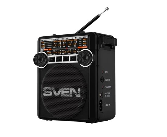 Cumpara SVEN SRP-355 Black, FM/AM/SW Radio, 3W RMS in Moldova