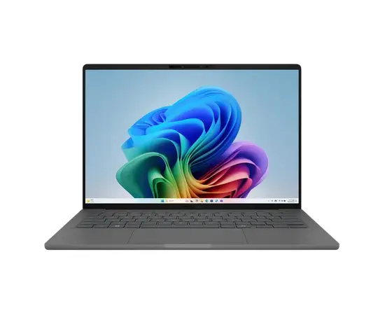 Cumpara Laptop 14" ASUS Zenbook A14 OLED UX3407QA, Iceland Gray, Qualcomm Snapdragon X X1-26-100, 16Гб/512Гб, Windows 11 Home in Moldova