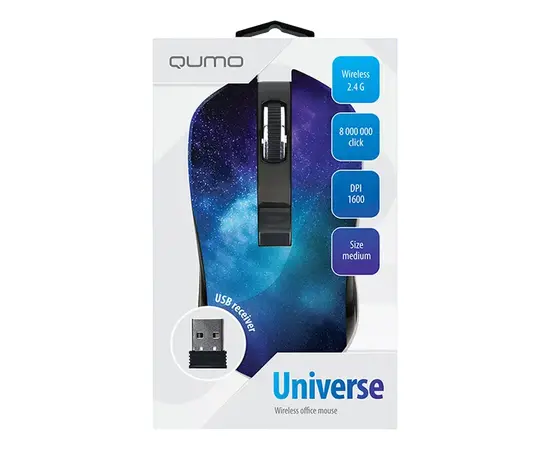 Cumpara Mouse Wireless QUMO Universe, Multicolor in Moldova
