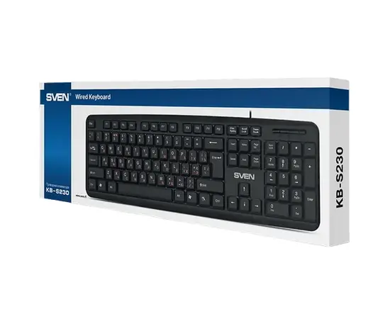 Cumpara Tastatură SVEN KB-S230, Cu fir, Negru in Moldova