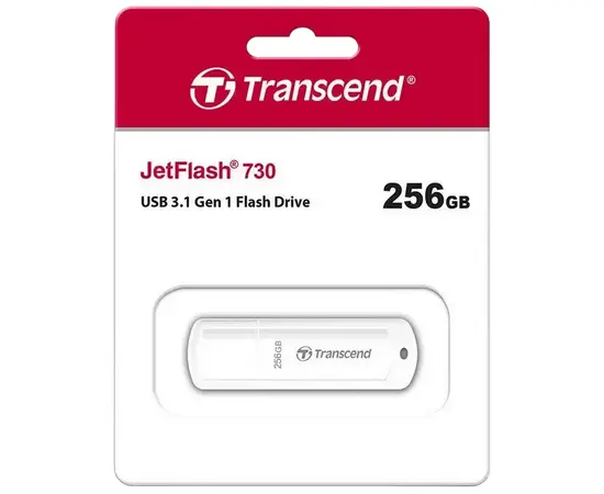 Cumpara Memorie USB Transcend JetFlash 730, 256GB, Alb in Moldova