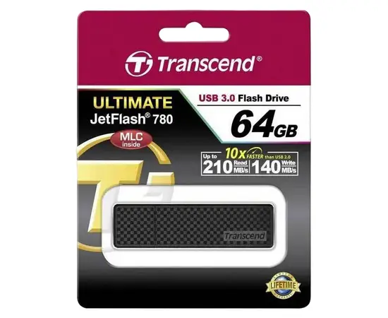 Cumpara Memorie USB Transcend JetFlash 780, 64GB, Negru in Moldova
