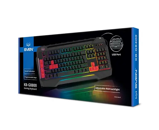Cumpara Tastatură SVEN KB-G8800, Cu fir, Negru in Moldova