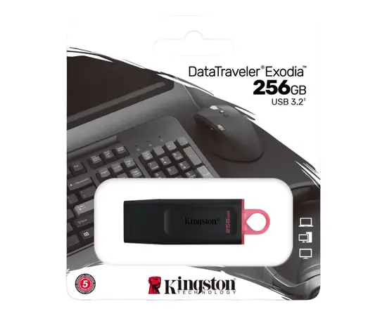 Cumpara Memorie USB Kingston DataTraveler Exodia, 256GB, Negru in Moldova