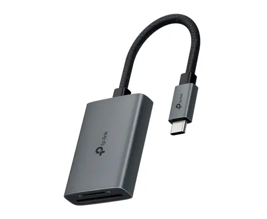 Cumpara Cititor de carduri TP-LINK UA430C, USB Type-C, Gri in Moldova