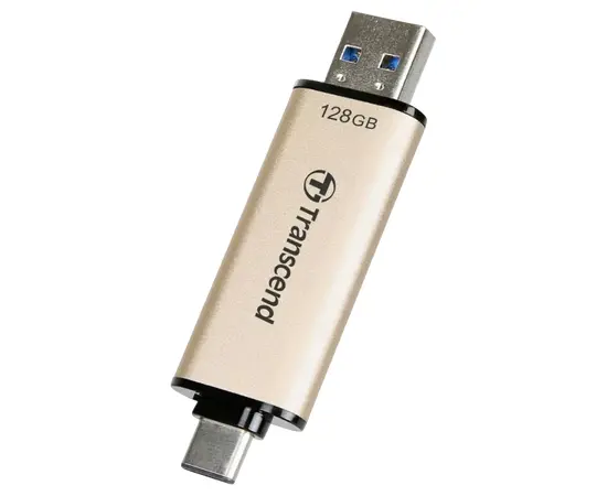 Cumpara Memorie USB Transcend JetFlash 930C, 128GB, Auriu in Moldova