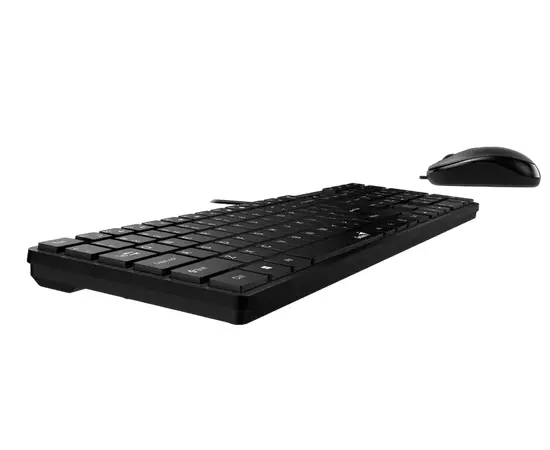 Купить Клавиатура и мышь Genius SlimStar C126, Проводное, Чёрный в Молдове