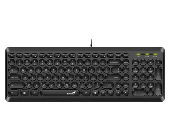Cumpara Tastatură Genius SlimStar Q200, Cu fir, Negru in Moldova