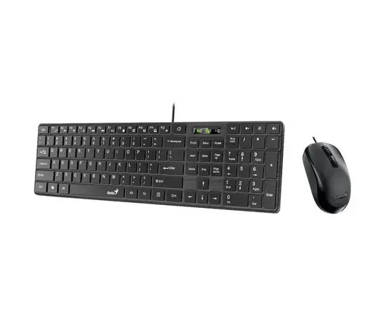 Купить Клавиатура и мышь Genius SlimStar C126, Проводное, Чёрный в Молдове
