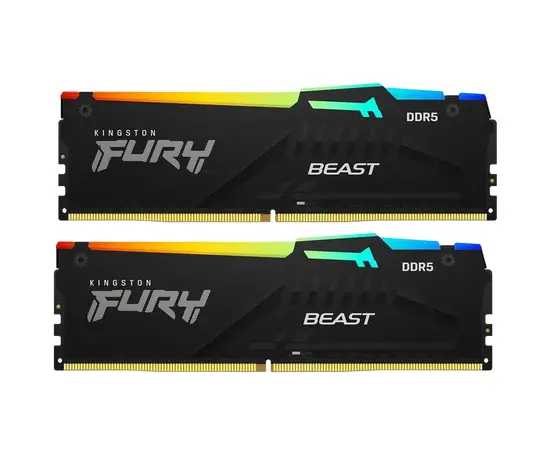 Cumpara Memorie RAM Kingston FURY Beast RGB, DDR5 SDRAM, 6000 MHz, 64GB, KF560C36BBEAK2-64 in Moldova