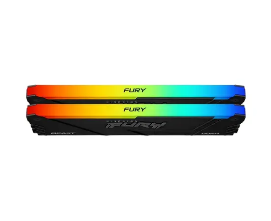Cumpara Memorie RAM Kingston FURY Beast RGB, DDR4 SDRAM, 3733 MHz, 16GB, KF437C19BB2AK2/16 in Moldova