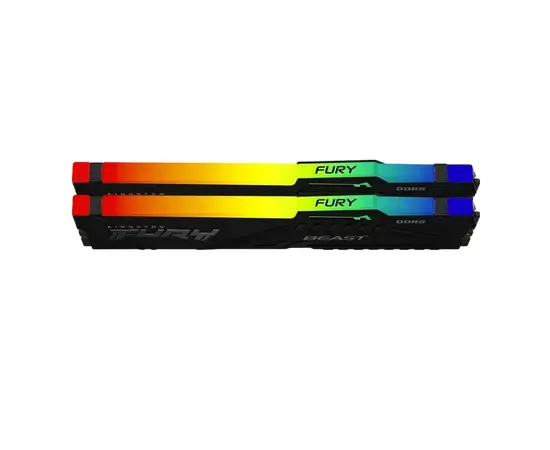 Cumpara Memorie RAM Kingston FURY Beast RGB, DDR5 SDRAM, 6400 MHz, 32GB, KF564C32BBEAK2-32 in Moldova
