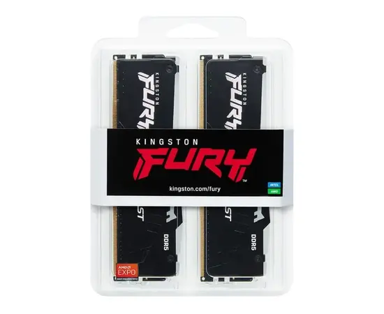 Cumpara Memorie RAM Kingston FURY Beast RGB, DDR5 SDRAM, 6000 MHz, 64GB, KF560C36BBEAK2-64 in Moldova