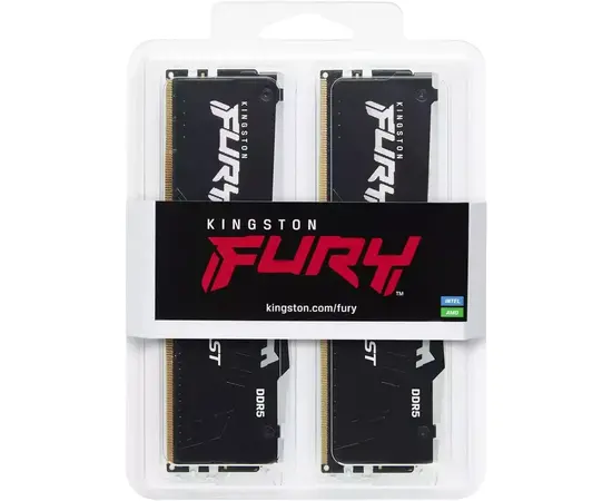 Cumpara Memorie RAM Kingston FURY Beast RGB, DDR5 SDRAM, 6000 MHz, 32 GB, KF560C30BBEAK2-32 in Moldova