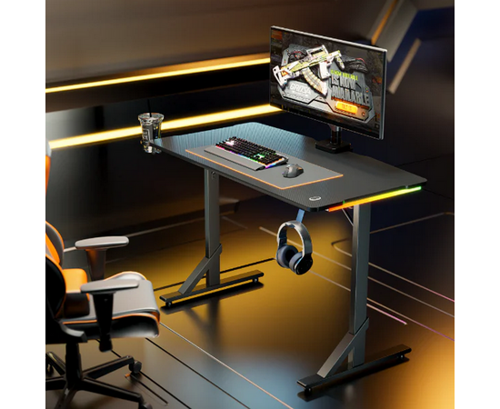 Cumpara Birou Gaming Lumi GMD11E-1 Negru in Moldova