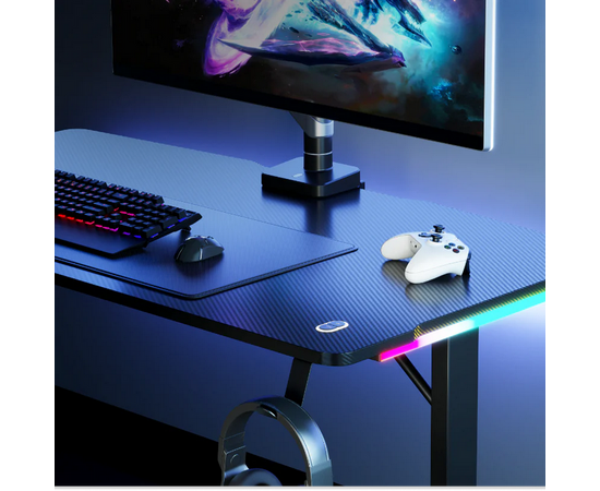 Cumpara Birou Gaming Lumi GMD11E-1 Negru in Moldova