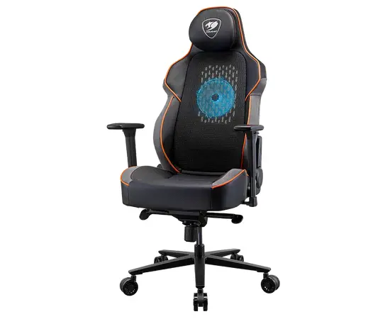 Cumpara Scaun Gaming Cougar NxSys AERO PU Piele Negru | Portocaliu in Moldova