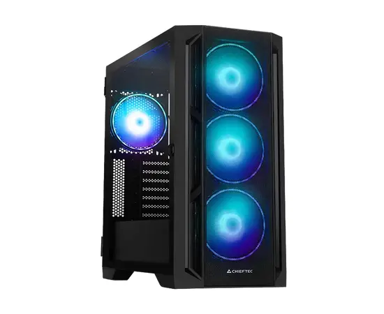 Cumpara Carcasă PC Chieftec GA-01B-L-OP Midi-Tower Negru in Moldova