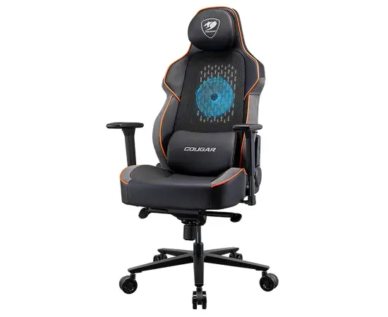 Cumpara Scaun Gaming Cougar NxSys AERO PU Piele Negru | Portocaliu in Moldova