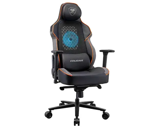 Cumpara Scaun Gaming Cougar NxSys AERO PU Piele Negru | Portocaliu in Moldova