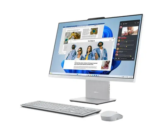 Cumpara Computer All-in-One Lenovo IdeaCentre 3 27ARR9, 27", AMD Ryzen 5 7535HS, 16GB/512GB, Fără SO, Cloud Grey in Moldova