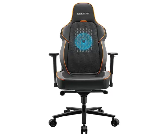 Cumpara Scaun Gaming Cougar NxSys AERO PU Piele Negru | Portocaliu in Moldova
