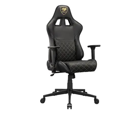 Cumpara Scaun Gaming Cougar Armor One V2 Gold PVC Piele Negru | Auriu in Moldova