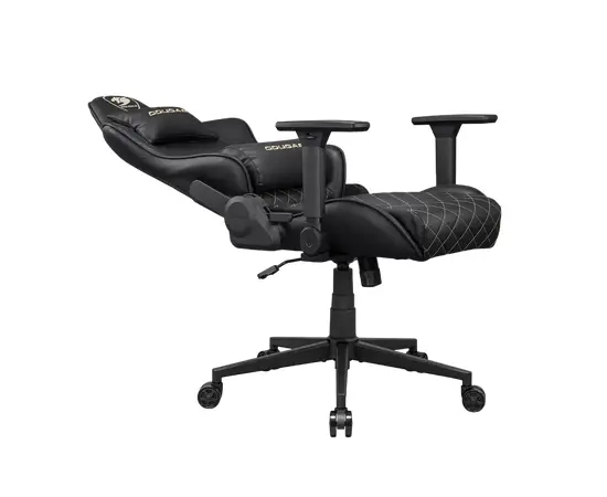Cumpara Scaun Gaming Cougar Armor One V2 Gold PVC Piele Negru | Auriu in Moldova