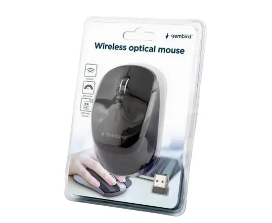 Cumpara Mouse Wireless Gembird MUSW-4B-05, Negru in Moldova