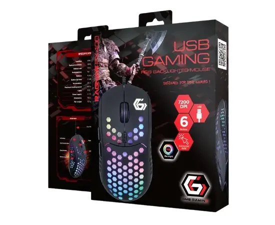 Cumpara Gaming Mouse Gembird RAGNAR-RX400, Negru in Moldova